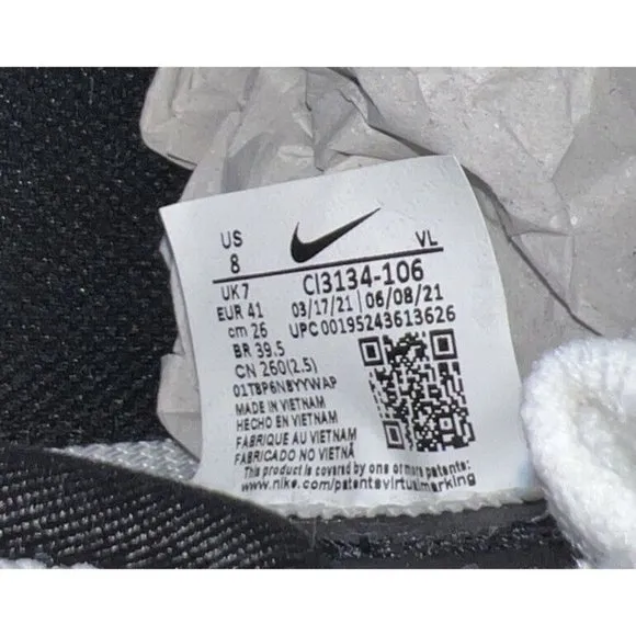 Nike Force Zoom Trout 7 Mens Metal Baseball Cleats Size 8 White Gold Black