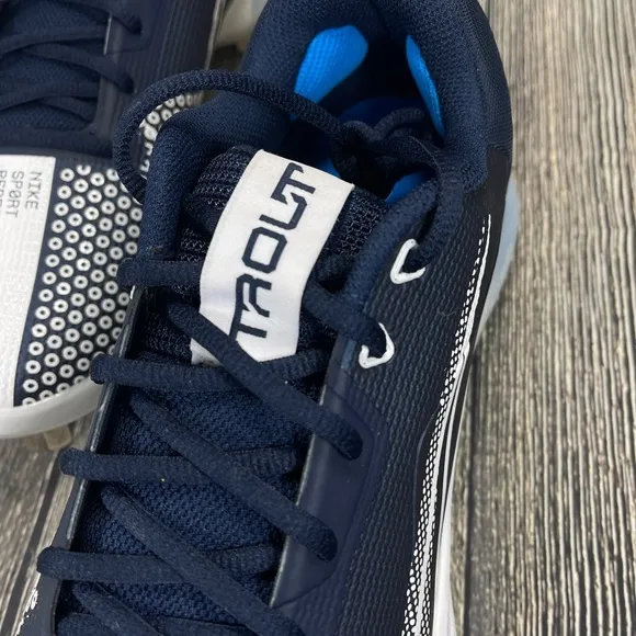 Nike Force Zoom Trout 7 Pro Baseball College Navy Blue/White Mens CQ7224-403