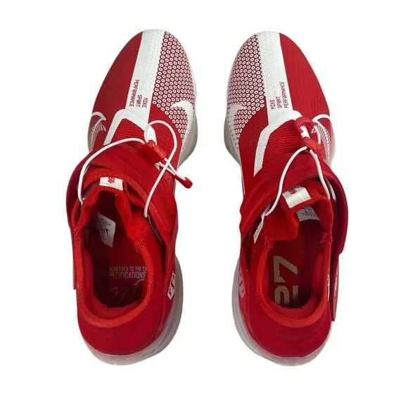 Nike Force Zoom Trout 7 Red Baseball Metal Cleats Mens Size 11.5 (CI3134-602)