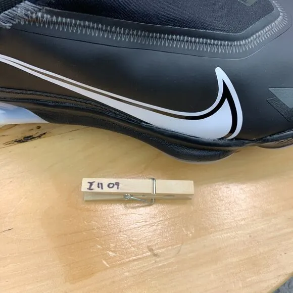 Nike Force Zoom Trout 8 Pro Mens Size 13 Metal Baseball Cleats Black White NEW