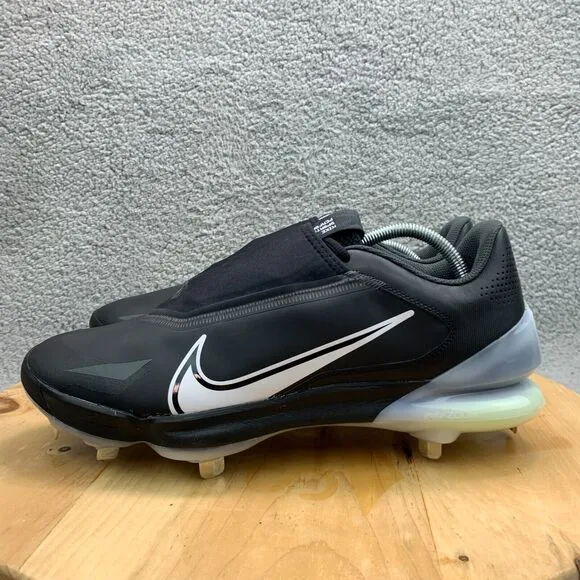Nike Force Zoom Trout 8 Pro Mens Size 13 Metal Baseball Cleats Black White NEW