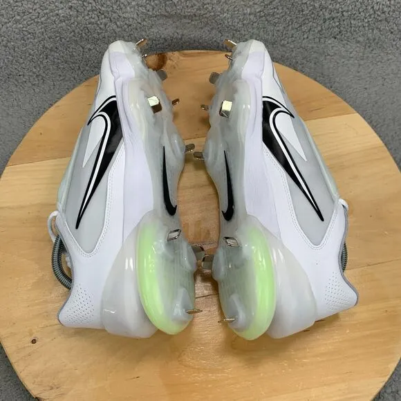 Nike Force Zoom Trout 8 Pro Mens Size 13 Metal Baseball Cleats White NEW
