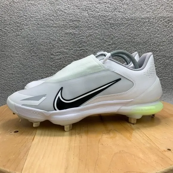 Nike Force Zoom Trout 8 Pro Mens Size 13 Metal Baseball Cleats White NEW