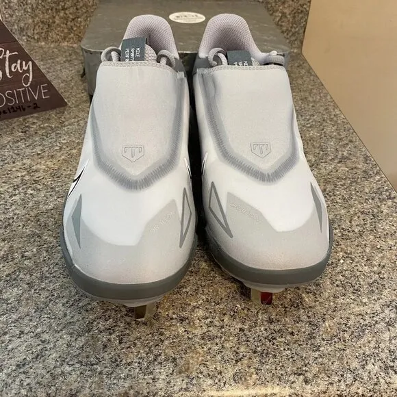 Nike Force Zoom Trout‎ 8 Pro Metal Baseball Cleats Gray/White CZ5915-001 Size 7