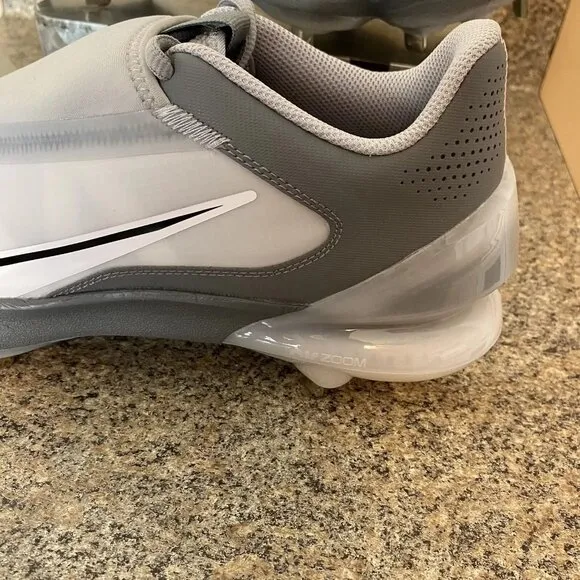 Nike Force Zoom Trout‎ 8 Pro Metal Baseball Cleats Gray/White CZ5915-001 Size 7