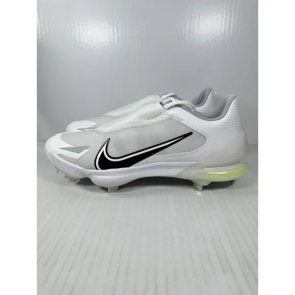 Nike Force Zoom Trout 8 Pro Metal Baseball Cleats Men's Size 9 CZ5915-100 White