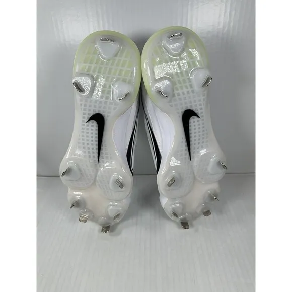 Nike Force Zoom Trout 8 Pro Metal Baseball Cleats Men's Size 9 CZ5915-100 White