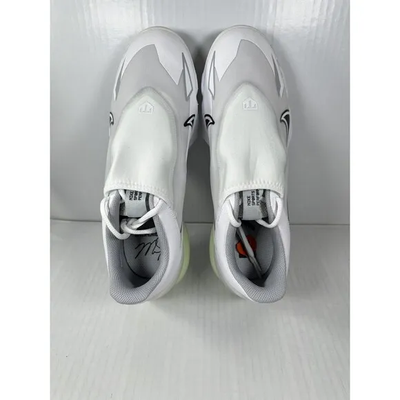Nike Force Zoom Trout 8 Pro Metal Baseball Cleats Men's Size 9 CZ5915-100 White