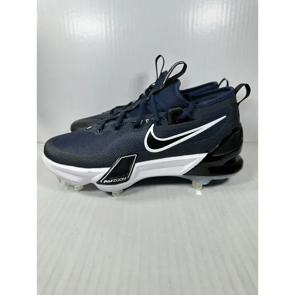 Nike Force Zoom Trout 9 Elite Metal Navy Blue Baseball Cleats FB2906-400 Size 8