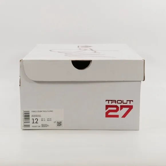 Nike Force Zoom Trout 9 Pro Baseball Cleats FB2907-106