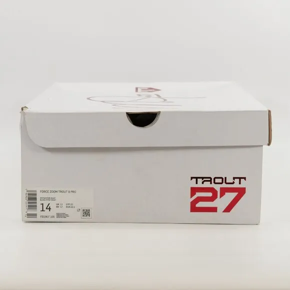 Nike Force Zoom Trout 9 Pro Baseball Cleats FB2907-106