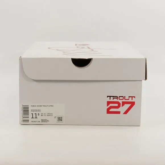 Nike Force Zoom Trout 9 Pro Baseball Cleats FB2907-106