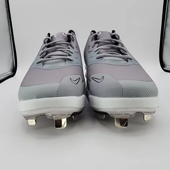 Nike Force Zoom Trout 9 Pro Baseball Cleats Mens 12 Gray Shoes FB2907-002 NEW