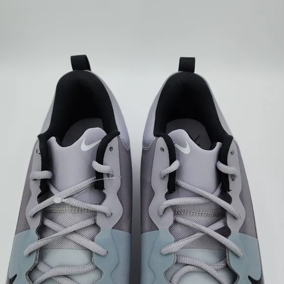 Nike Force Zoom Trout 9 Pro Baseball Cleats Mens 12 Gray Shoes FB2907-002 NEW