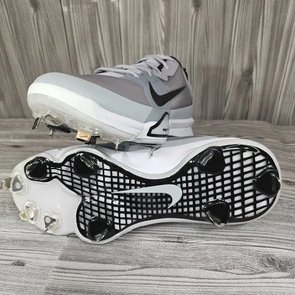 Nike Force Zoom Trout 9 Pro Baseball Mens GREY FB2907-002 - Men's Size 13 - NEW