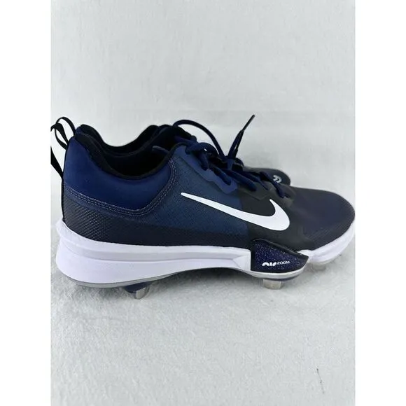 Nike Force Zoom Trout 9 Pro Midnight Navy Baseball Cleats Size 8 Metal      A1