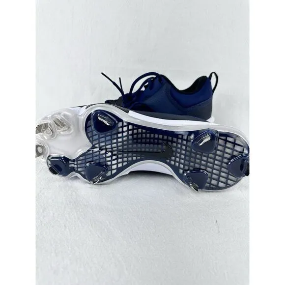 Nike Force Zoom Trout 9 Pro Midnight Navy Baseball Cleats Size 8 Metal      A1