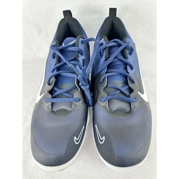 Nike Force Zoom Trout 9 Pro Midnight Navy Baseball Cleats Size 8 Metal      A1