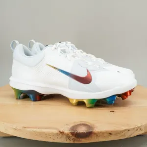Nike Force Zoom Trout Pro 9 MCS Mens Size 11.5 Baseball Cleats 'Rainbow' NEW
