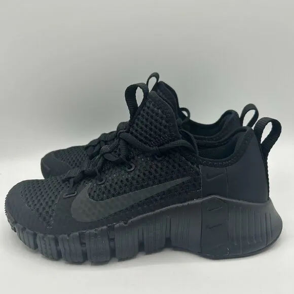 Nike Free Metcon 3 Triple Black Mens Sneakers Training Running Shoes Size 3.5