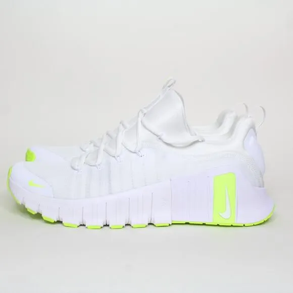 Nike Free Metcon 6 Training Shoes White Volt FJ7127-104 Men's Size 13 New