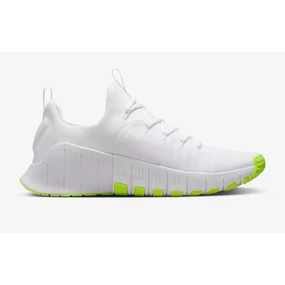 Nike Free Metcon 6 Training Shoes White Volt FJ7127-104 Men's Size 13 New
