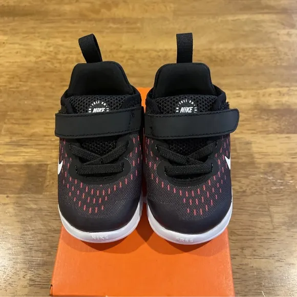 Nike Free RN 2018 (TDV) Black Toddler Shoes AH3456 001 Size 5c New In Box