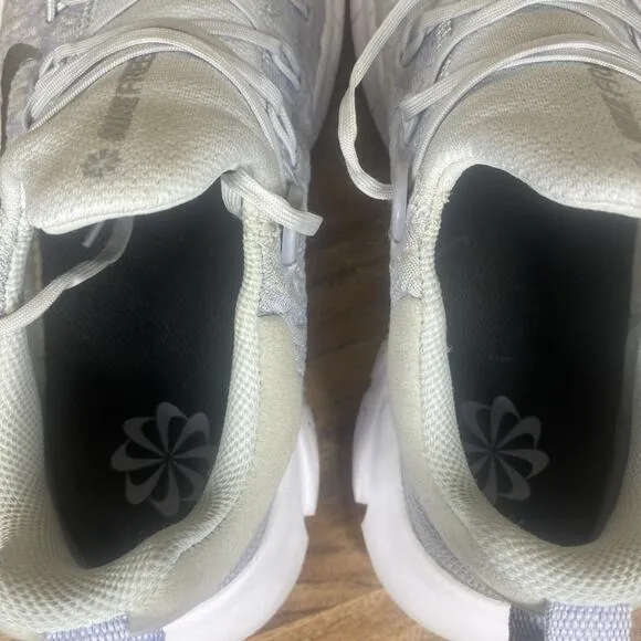 Nike Free Rn 5.0 Pure Platinum Womens Gray Silver White Size 9 Running Shoes