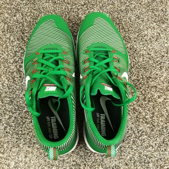 Nike Free Versatility Green Training Running Shoes Mexico 833336-316 Mens 11.5