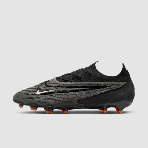 Nike Gripknit Phantom GX Elite FG Shadow Pack Black Grey Orange Cleats Size 5.5Y