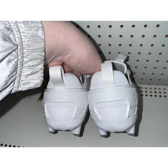 Nike Huarache 9 Elite Low Lax Mens Lacrosse Cleats Size 12 White Gold