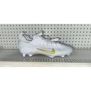 Nike Huarache 9 Elite Low Lax Mens Lacrosse Cleats Size 12 White Gold