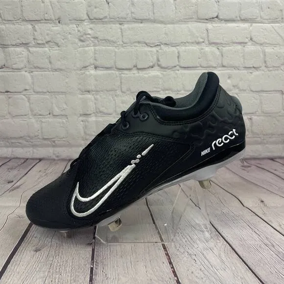 Nike HyperDiamond 4 Elite Black Softball Metal Cleats Women's Sz 10 (CZ5917-005)