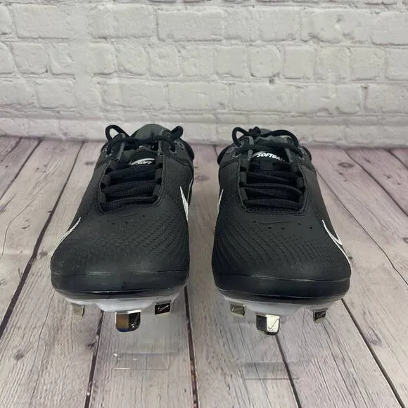Nike HyperDiamond 4 Elite Black Softball Metal Cleats Women's Sz 10 (CZ5917-005)