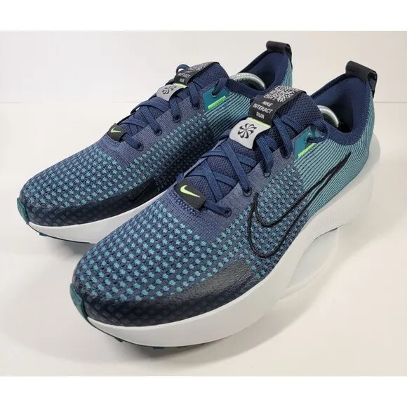 Nike Interact Run Running Shoes Men's US 11 FD2291-403 College Navy/Black