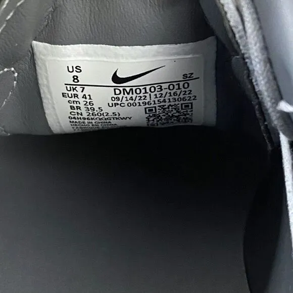 Nike Jordan ADG 4 Wolf Grey White Mens Golf Shoes Cleats DM0103-010 size 8 New