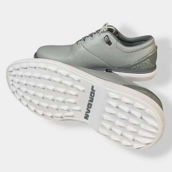 Nike Jordan ADG 4 Wolf Grey White Mens Golf Shoes Cleats DM0103-010 size 8 New