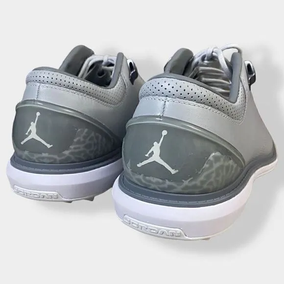 Nike Jordan ADG 4 Wolf Grey White Mens Golf Shoes Cleats DM0103-010 size 8 New