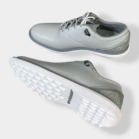 Nike Jordan ADG 4 Wolf Grey White Mens Golf Shoes Cleats DM0103-010 size 8 New