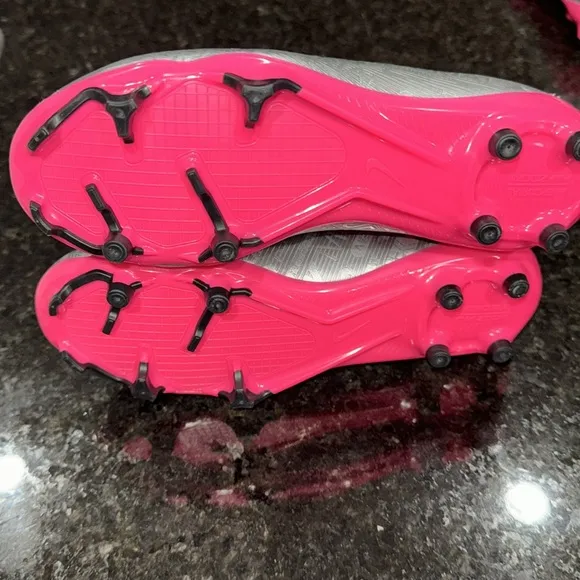 Nike Jr. Zoom Mercurial Superfly 9 XXV Youth Size 1Y Soccer Football Cleats Pink