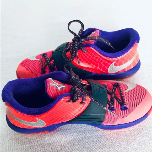 NIKE KD 7 RAPTOR HÍPER PUNCH SIZE MENS BOYS 5Y WOMENS 6.5