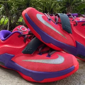 NIKE KD 7 RAPTOR HÍPER PUNCH SIZE MENS BOYS 5Y WOMENS 6.5