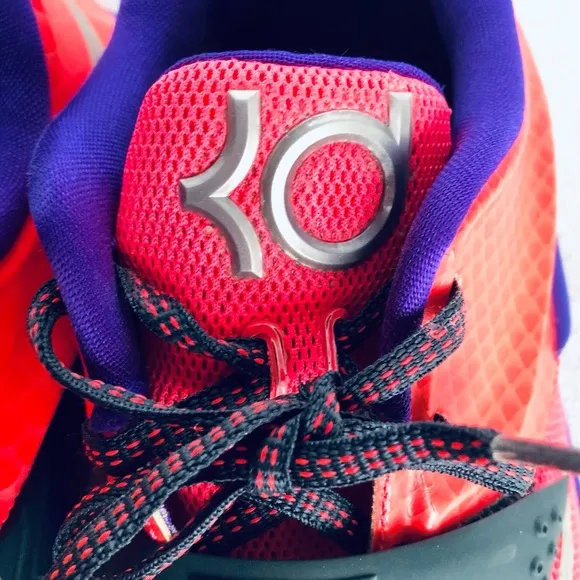 NIKE KD 7 RAPTOR HÍPER PUNCH SIZE MENS BOYS 5Y WOMENS 6.5