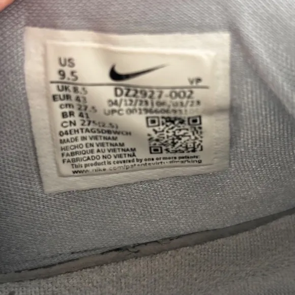 Nike KD Trey 5 VIII Gray Basketball Shoes Sneakers Athletic Easy Size 9.5