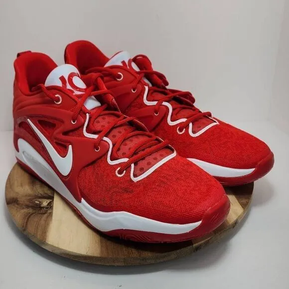 NIKE KD15 KD 15 TB KEVIN DURANT UNIVERSITY RED-WHITE DO9826-600 MEN’S SZ 18