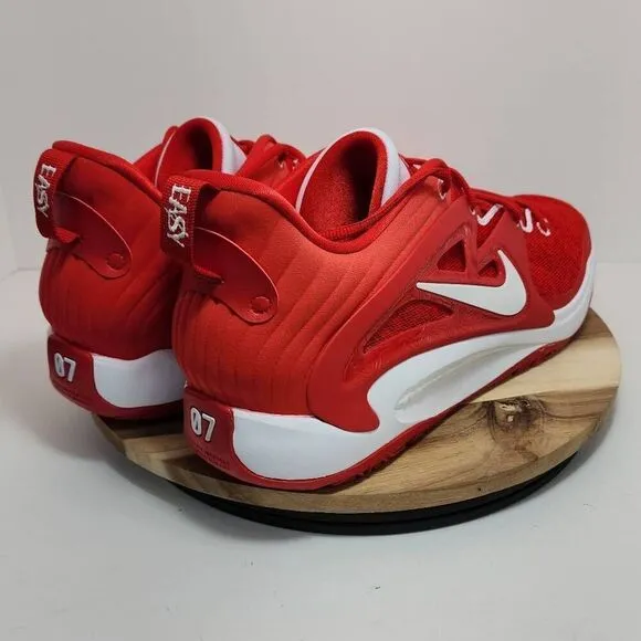 NIKE KD15 KD 15 TB KEVIN DURANT UNIVERSITY RED-WHITE DO9826-600 MEN’S SZ 18