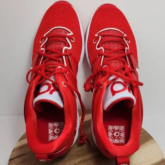 NIKE KD15 KD 15 TB KEVIN DURANT UNIVERSITY RED-WHITE DO9826-600 MEN’S SZ 18