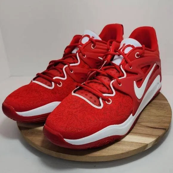 NIKE KD15 KD 15 TB KEVIN DURANT UNIVERSITY RED-WHITE DO9826-600 MEN’S SZ 18