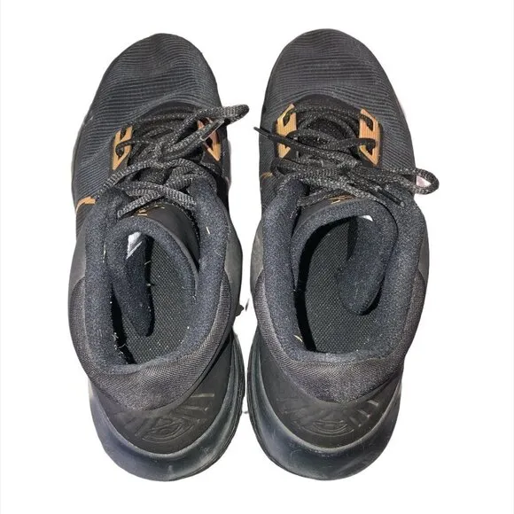 NIKE Kyrie Flytrap IV Sneakers Men's Size US16 Black Gold Basketball Shoes