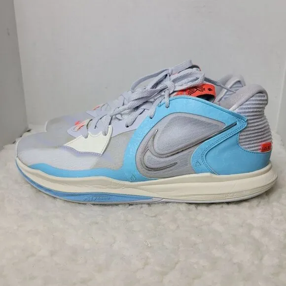 Nike Kyrie Low 5 Mens Sneaker Size 13  Football Grey Blue DJ6012-003 Shoes